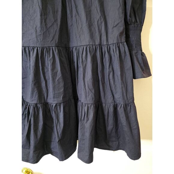 Tuckernuck Pomander Place Navy Cotton Poplin Kenzo Dress XS - Picture 9 of 9